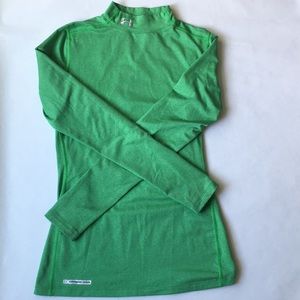 Green Under Armour Long Sleeve Cold Gear Shirt